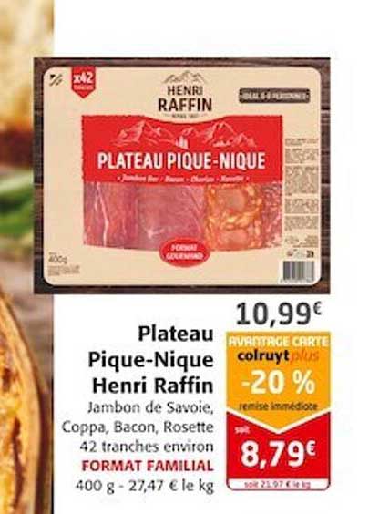 plateau pique-Nique henri raffin