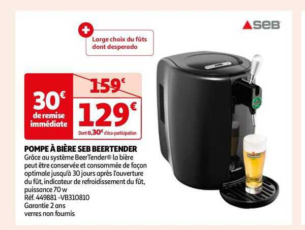Pompe à Bière Seb Beertender
