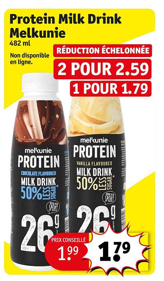 protein milk drink melkunie