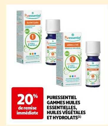 puressentiel gammes huiles essentielles, huiles végétales et hydrolats