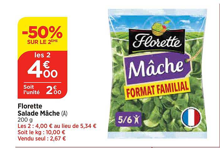 Salade Mâche Florette