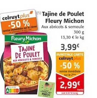tajine de poulet fleury michon