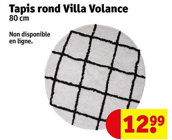 Tapis Rond Villa Volance