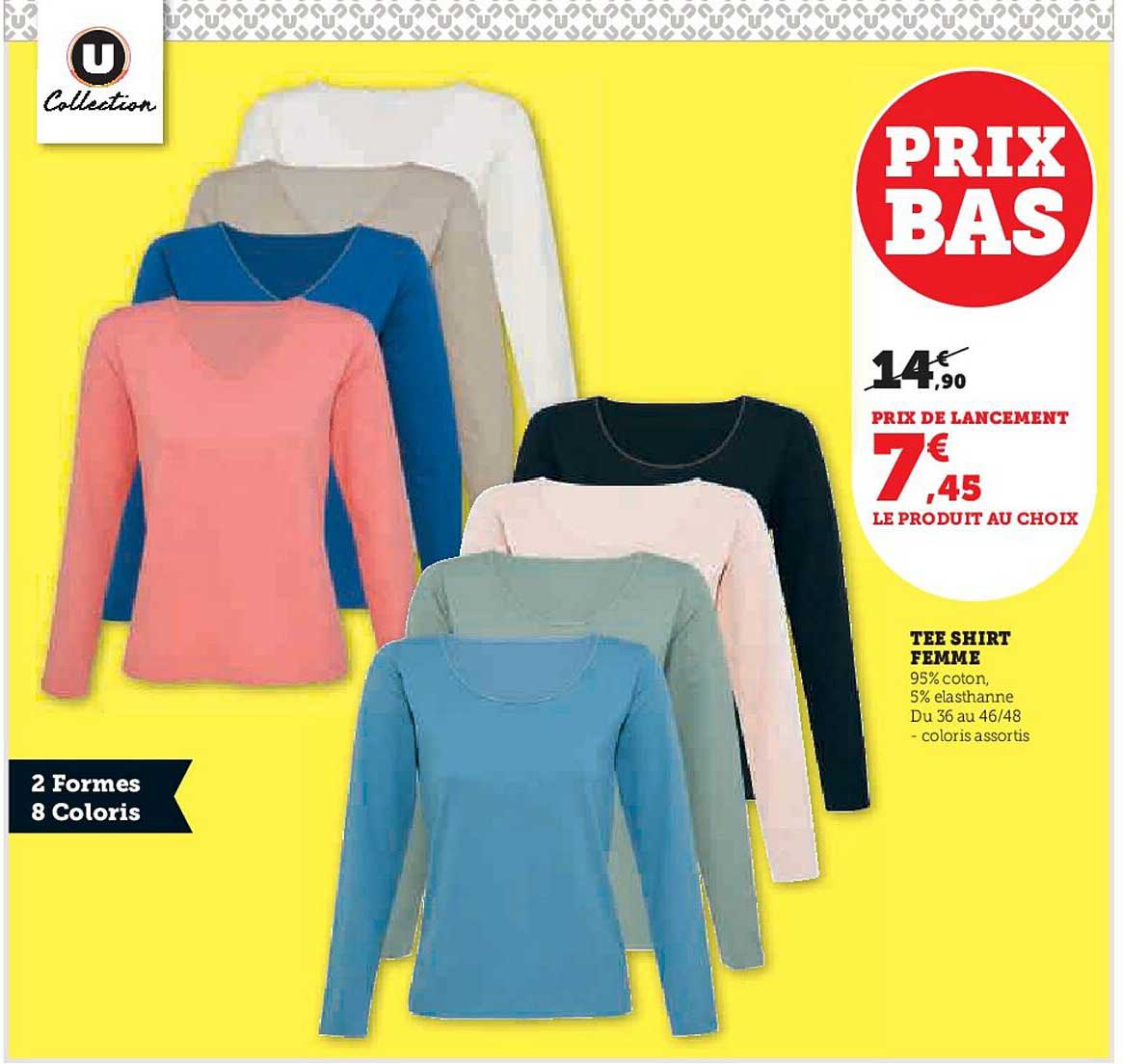 tee-shirt femme u collection