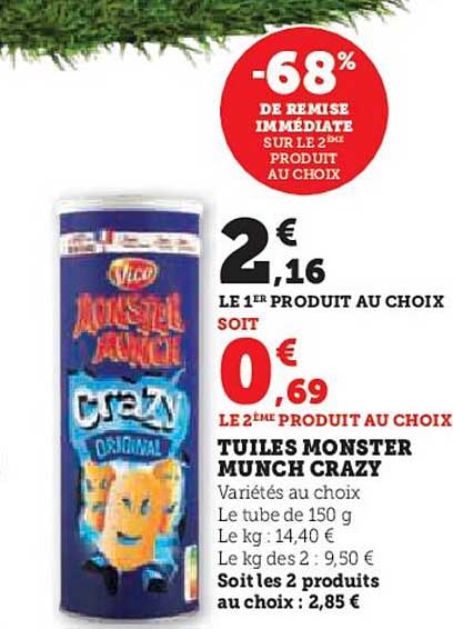 Tuiles Monster Munch Crazy