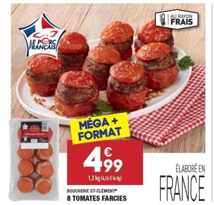 8 tomates farcies boucherie st-clément®