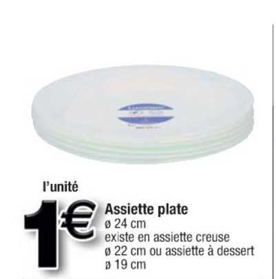 Assiette Plate