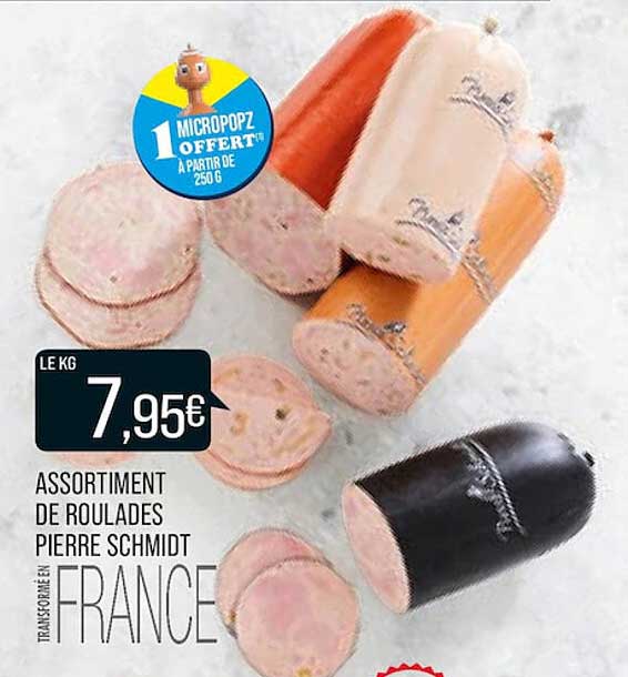 assortiment de roulades pierre schmidt