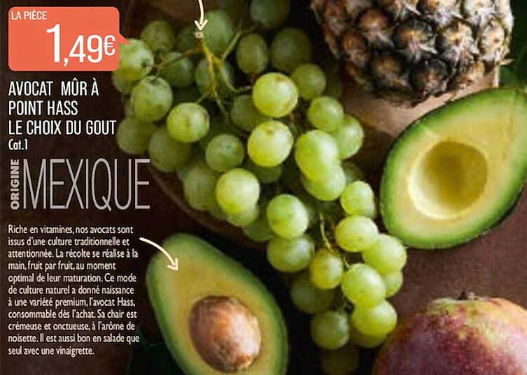 avocat mûr à point hass le choix du goût