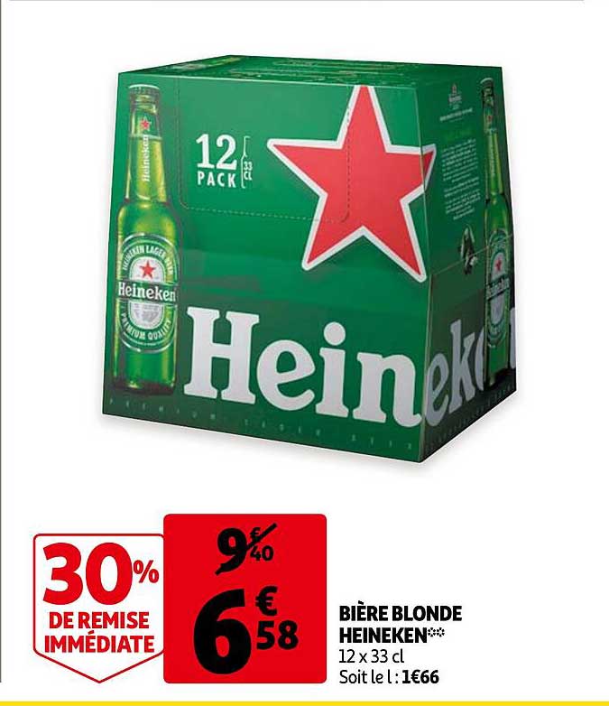 Bière Blonde Heineken