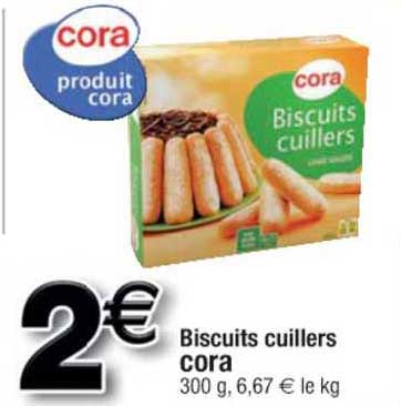 biscuits cuillers cora