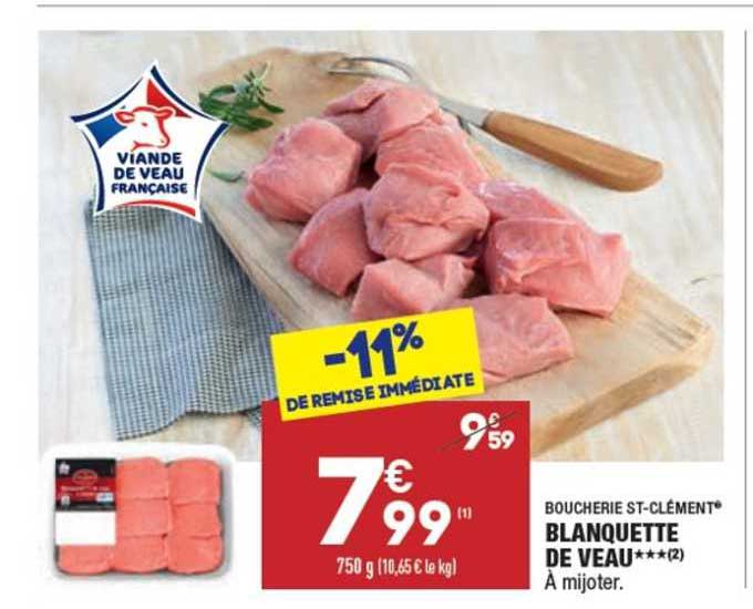 blanquette de veau*** boucherie st-clément®