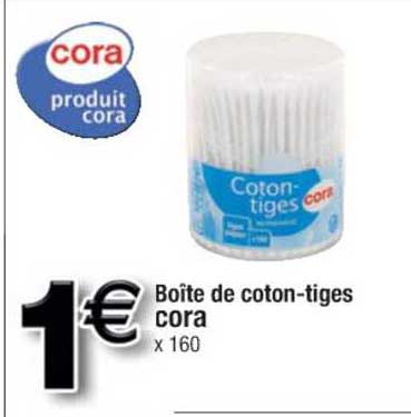 Boîte De Coton-tiges Cora