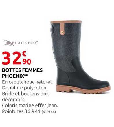 bottes femmes phoenix blackfox