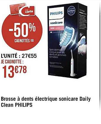 brosse à dents électrique sonicare daily clean philips