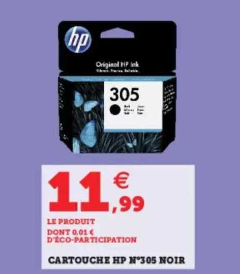 Cartouche Hp N°305 Noir