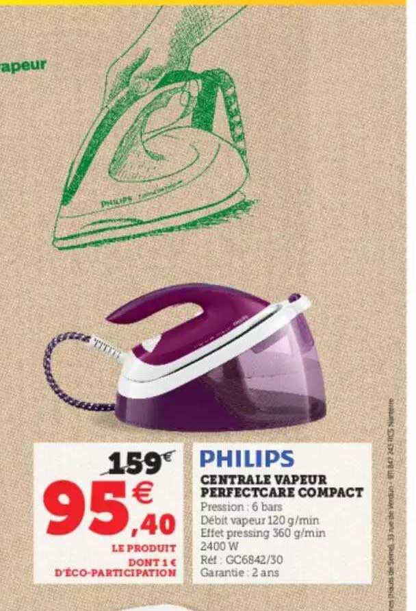 Central Vapeur Perfectcare Compact Philips