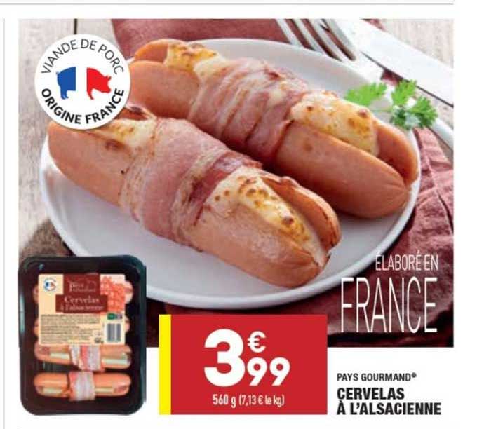 cervelas à l'alsacienne pays gourmand®