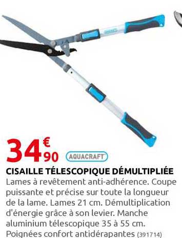 Cisaille Télescopique Démultipliée Aquacraft
