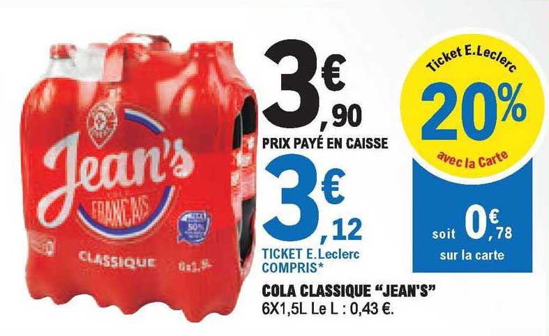 Cola Classique "jean's"