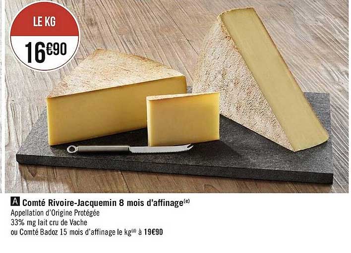 comté rivoire-jacquemin 8 mois d'affinage