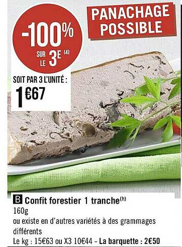 confit forestier 1 tranche