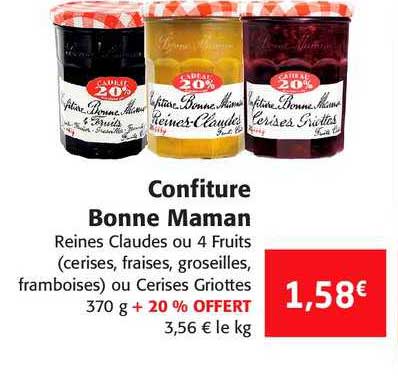 confiture bonne maman