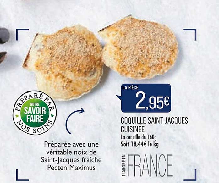coquille saint jacques cuisinée