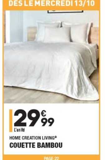 Couette Bambou Home Creation Living