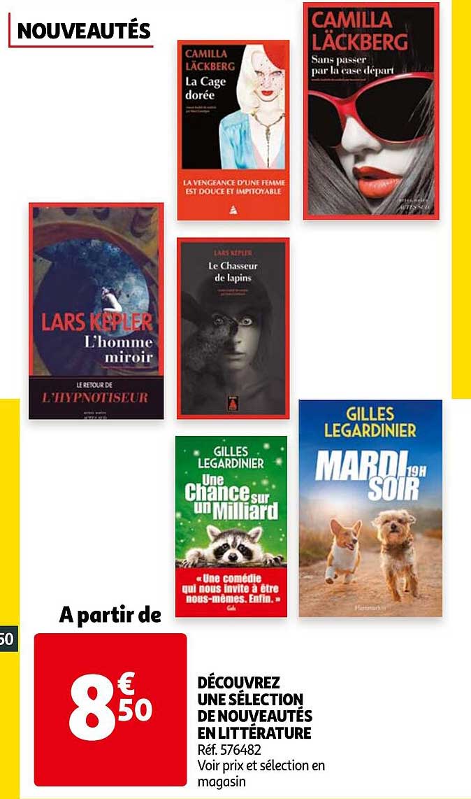 découvrez une sélection de nouveautés en littérature