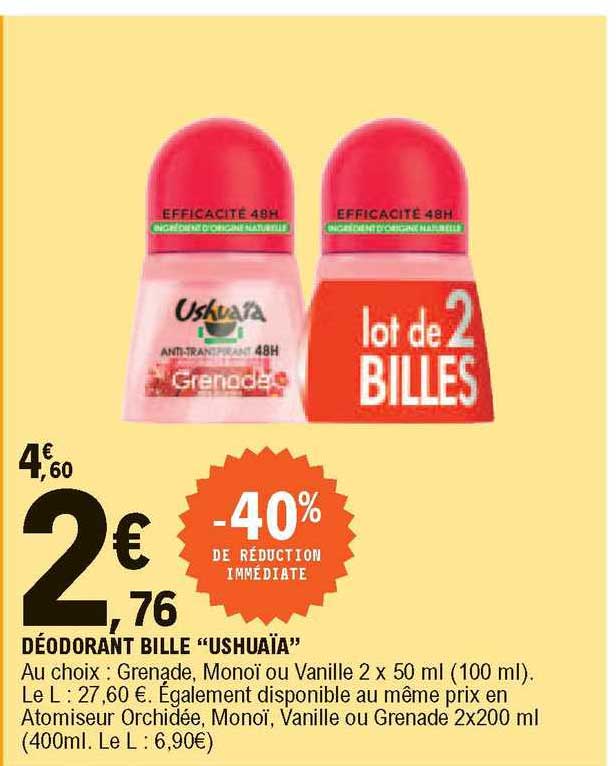 Déodorant Bille "ushuaïa"
