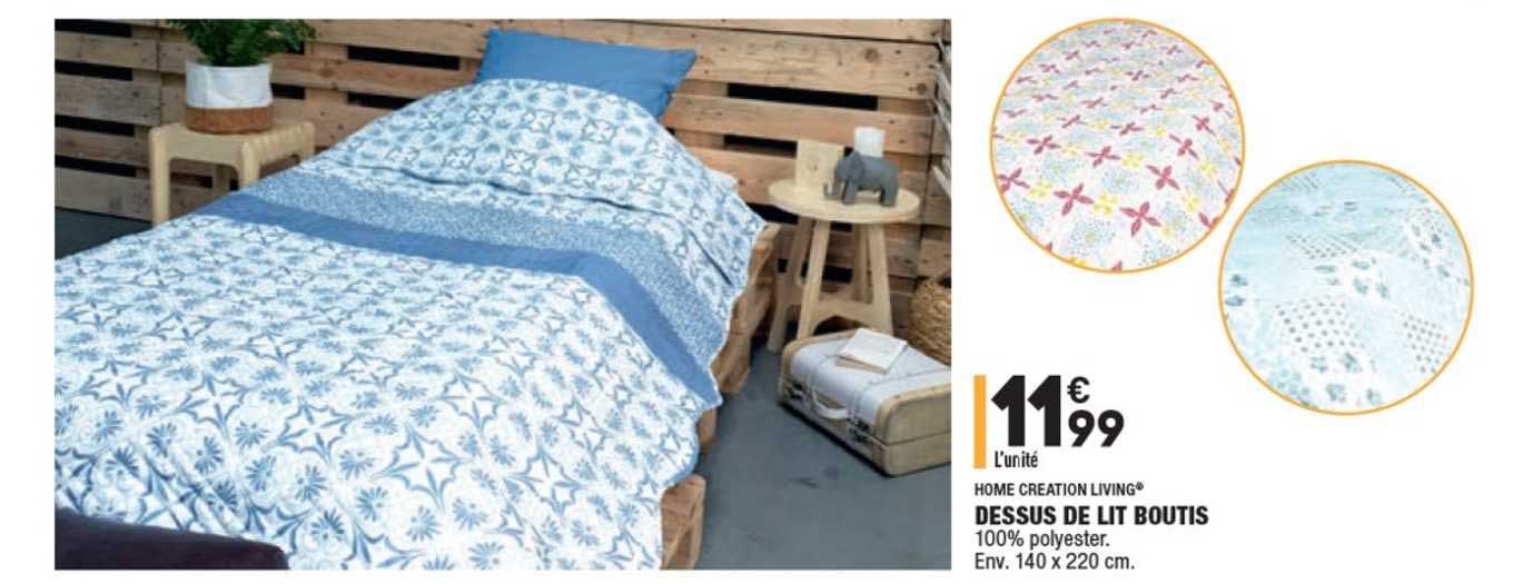 dessus de lit boutis home creation living®