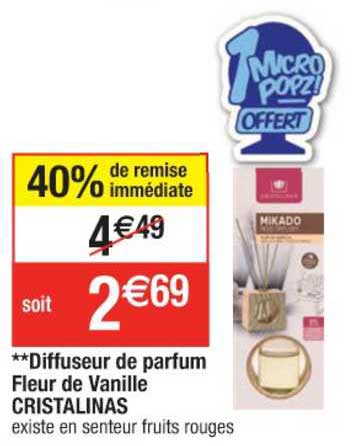 Diffuseur De Parfum Fleur De Vanille Cristalinas