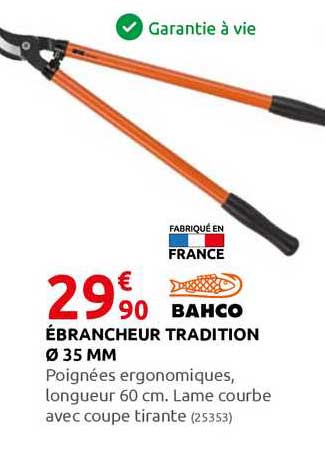 ébrancheur tradition ø 35 mm bahco