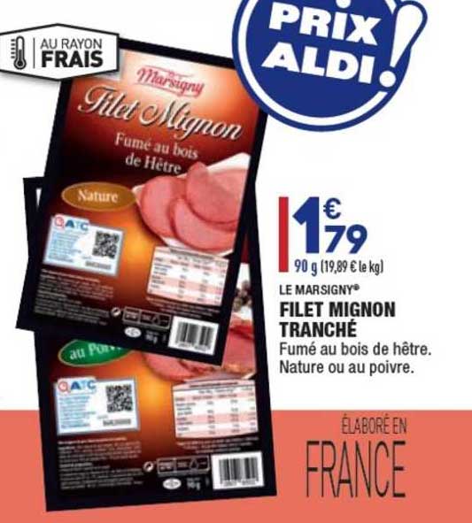 Filet Mignon Tranché Le Marsigny®