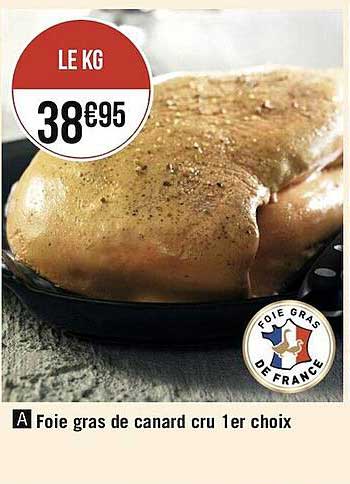 Foie Gras De Canard Cru 1er Choix