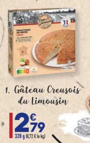 Gâteau Creusois Du Limousin
