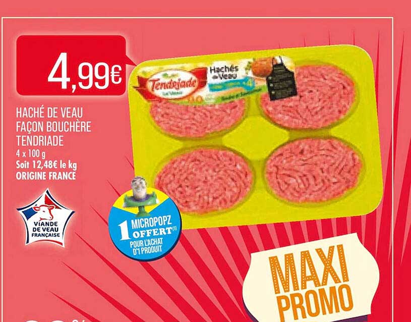 haché de veau façon bouchère tendriade