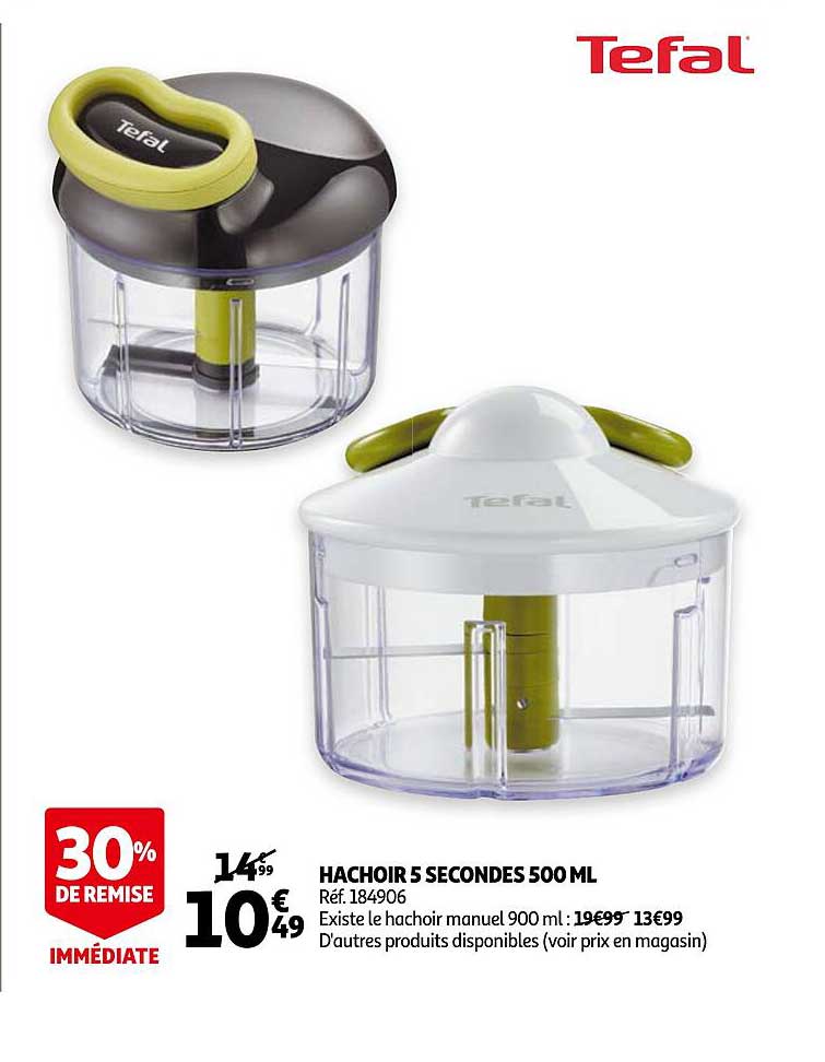 hachoir 5 secondes 500 ml tefal