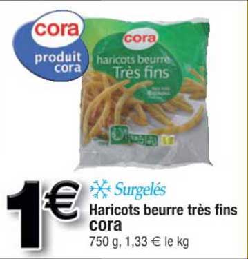 haricots beurre très fins cora