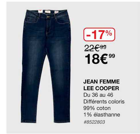 jean femme lee cooper