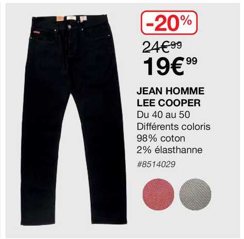 jean homme lee cooper