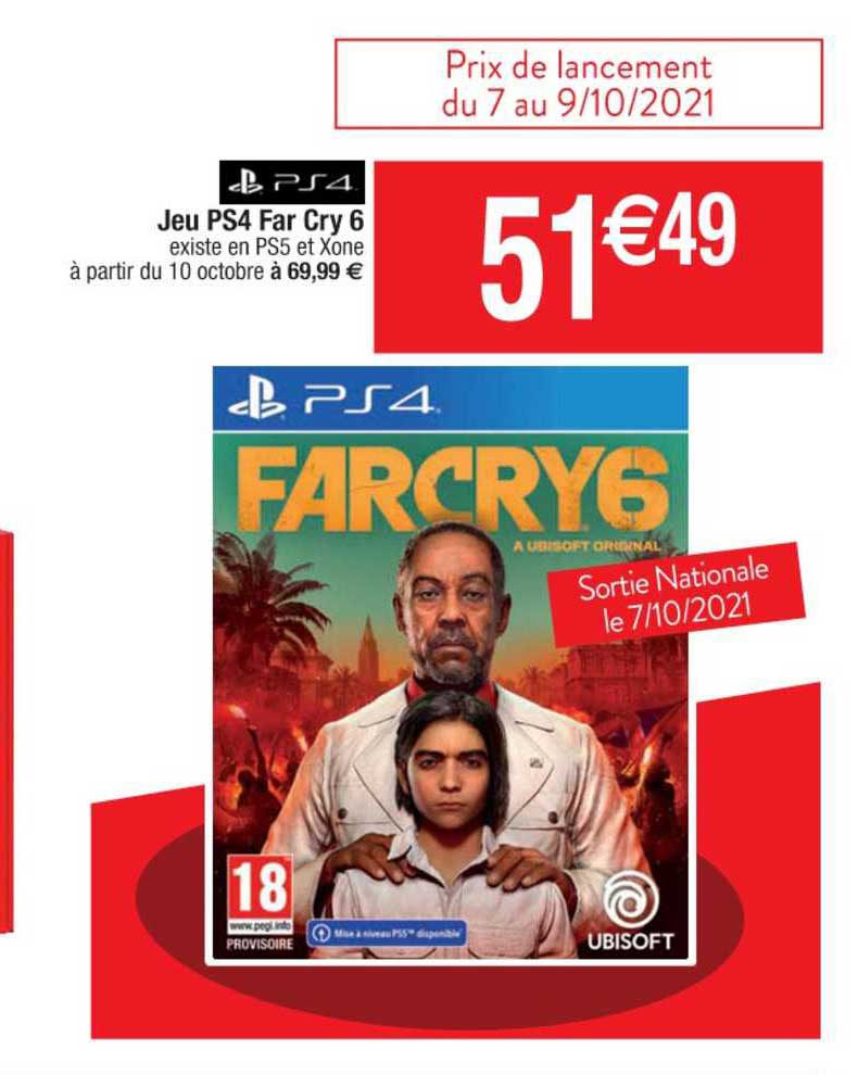 jeu ps4 far cry 6