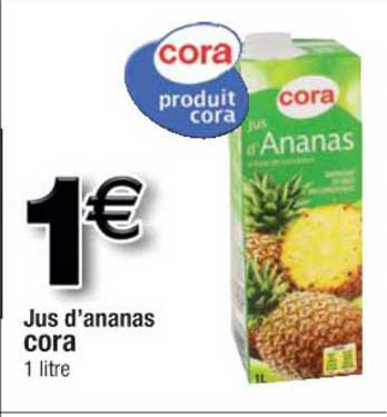 jus d'ananas cora