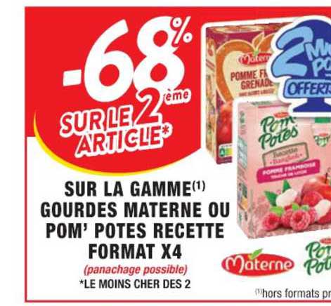 la gamme gourdes materne ou pom'potes recette format x4