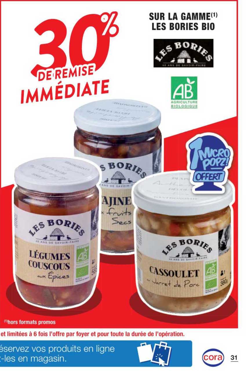 la gamme les bories bio