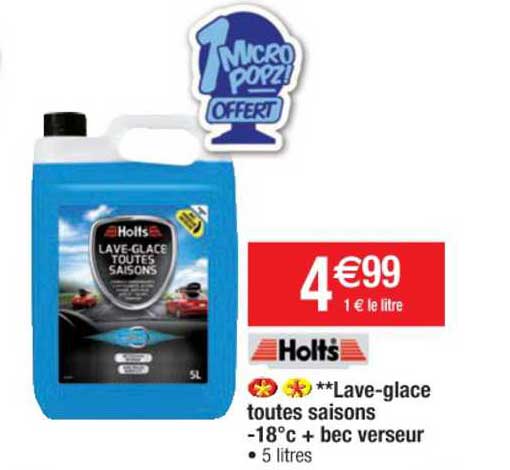 Lave-glace Toutes Saisons -18°c + Bec Verseur