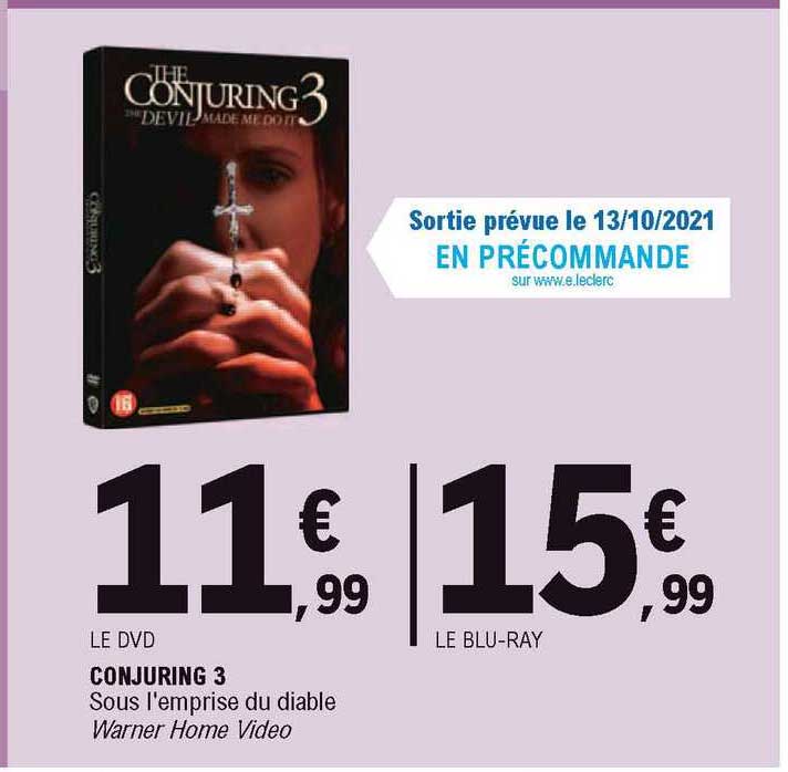 le dvd conjuring 3