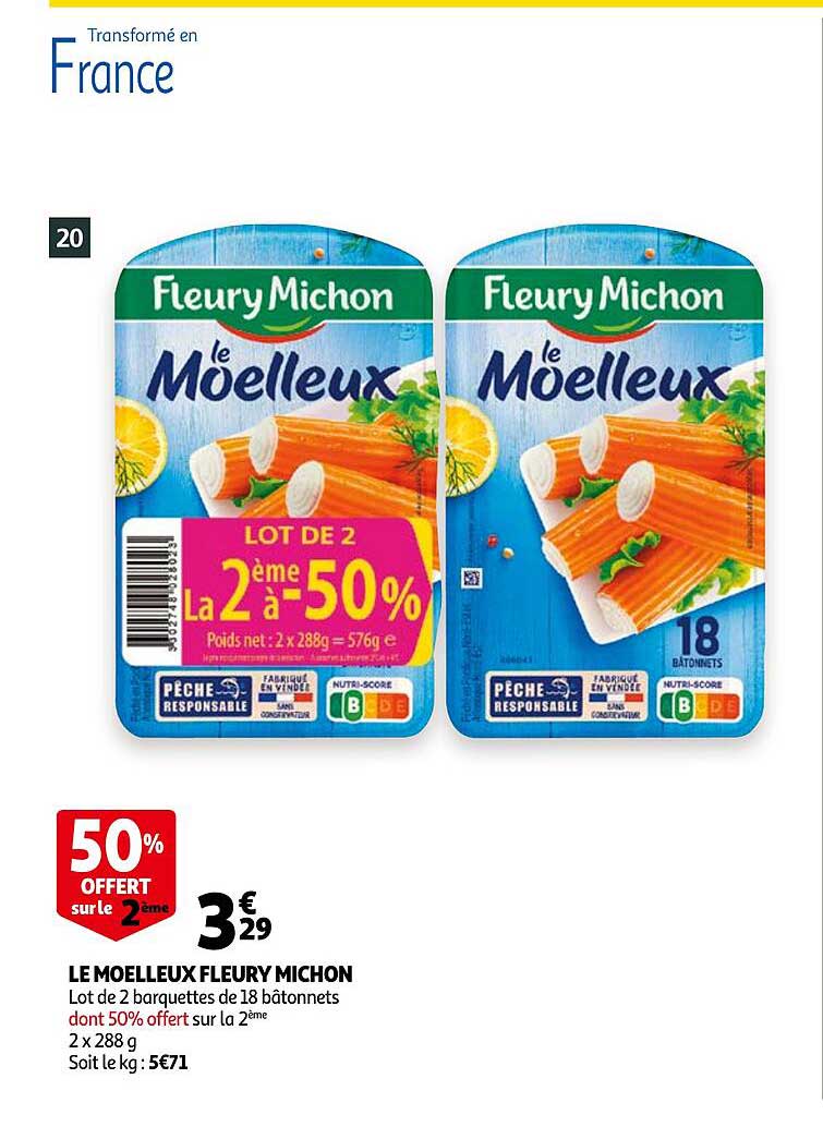 le moelleux fleury michon