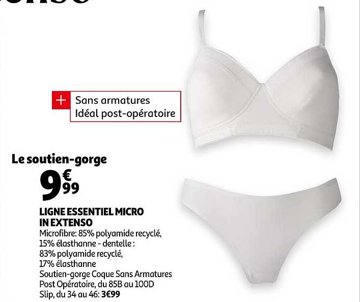 Ligne Essentiel Micro In Extenso : Le Soutien Gorge